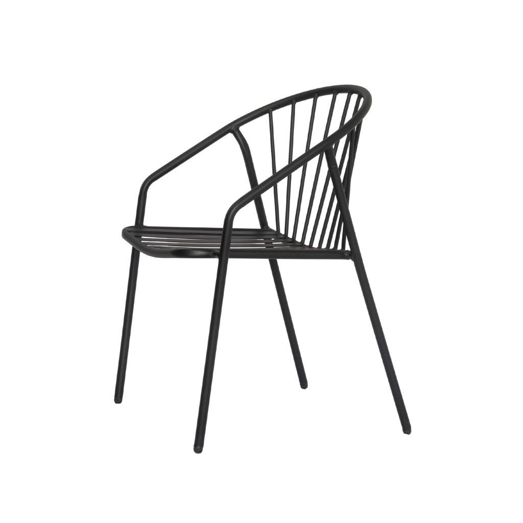 Ghế sắt | LA25 | Đen