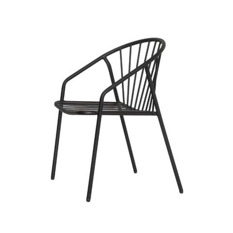  Ghế sắt | LA25 | Đen 