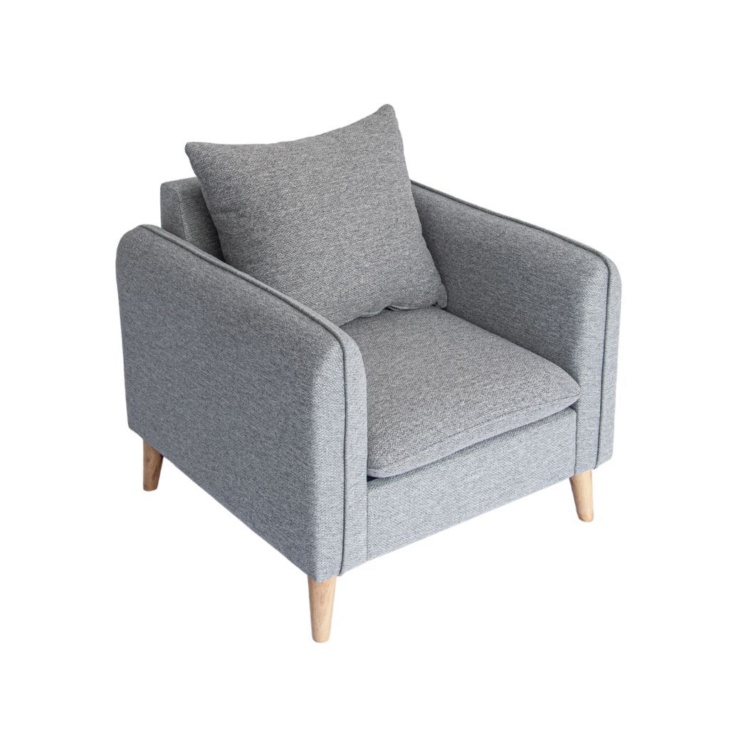 Sofa đơn bọc nệm | ARCHER | Xám