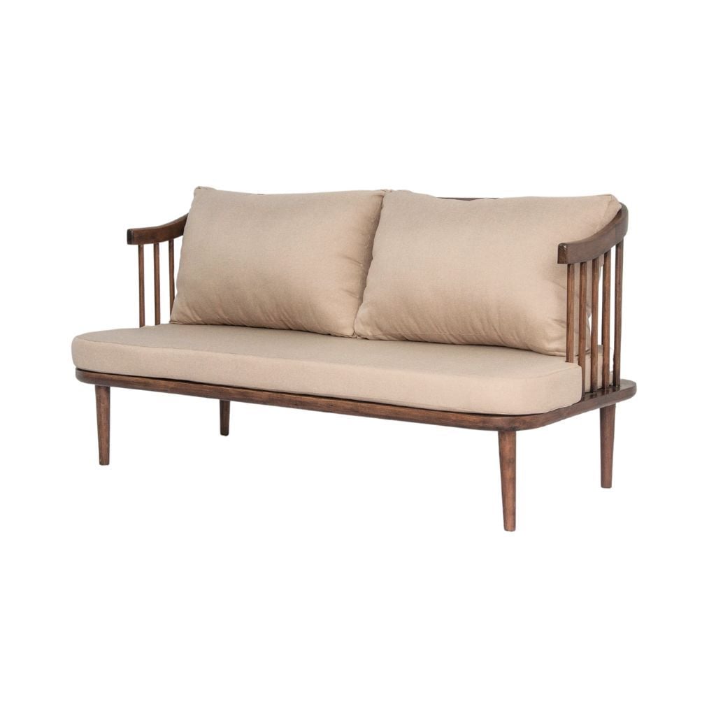 Bộ sofa gỗ nệm | FLY | Nâu