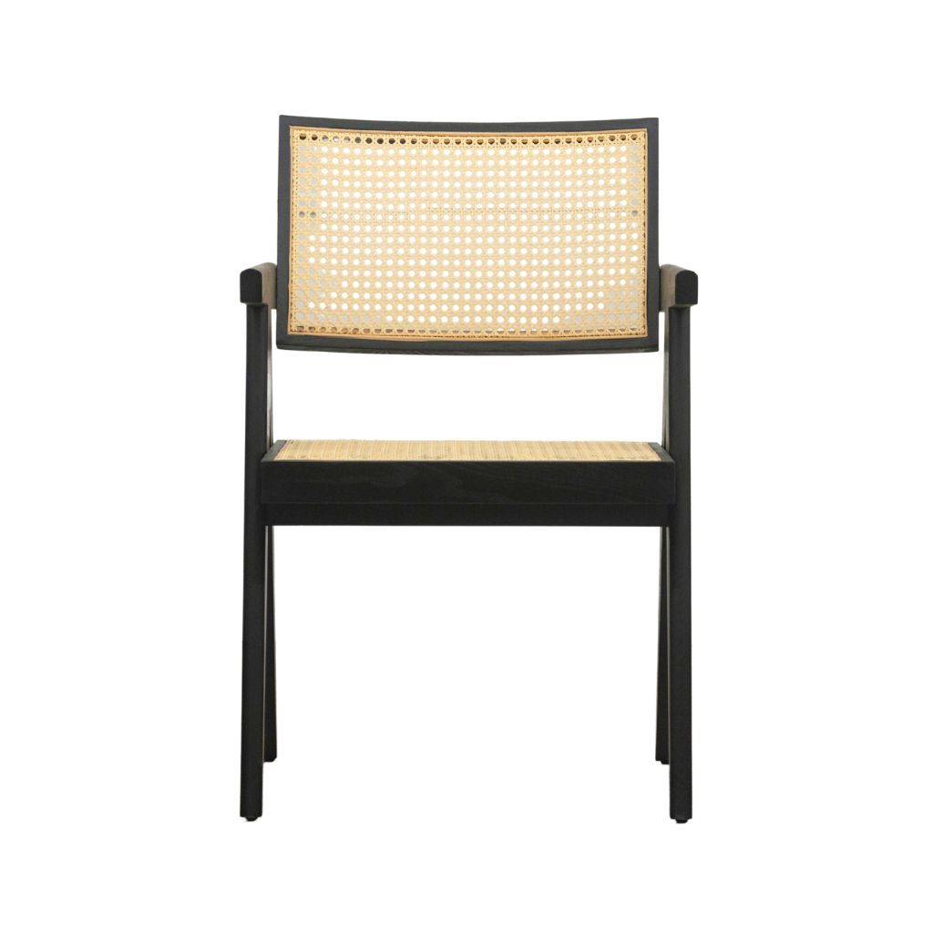 Ghế gỗ đan mây | VLEG | Có tay