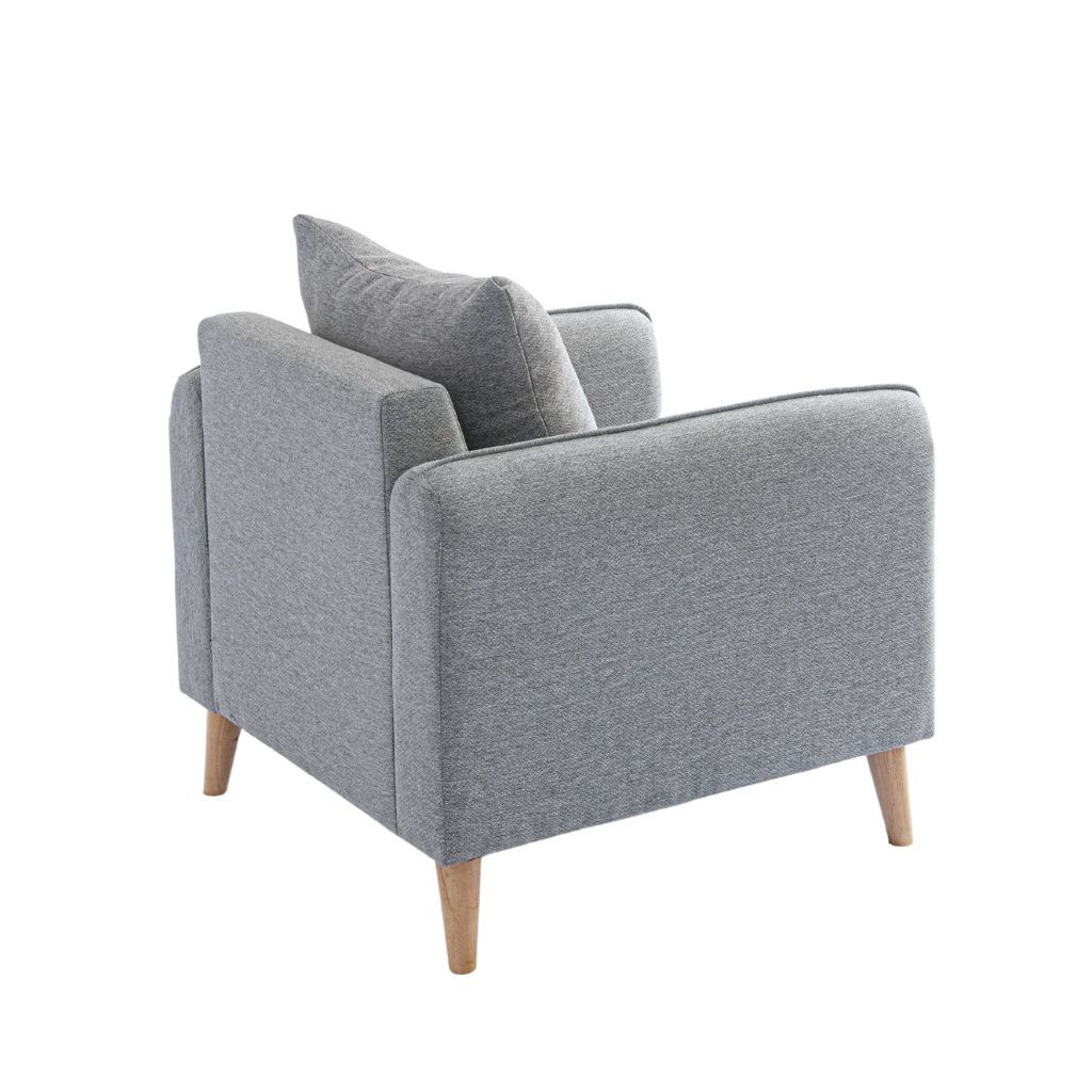 Sofa đơn bọc nệm | ARCHER | Xám