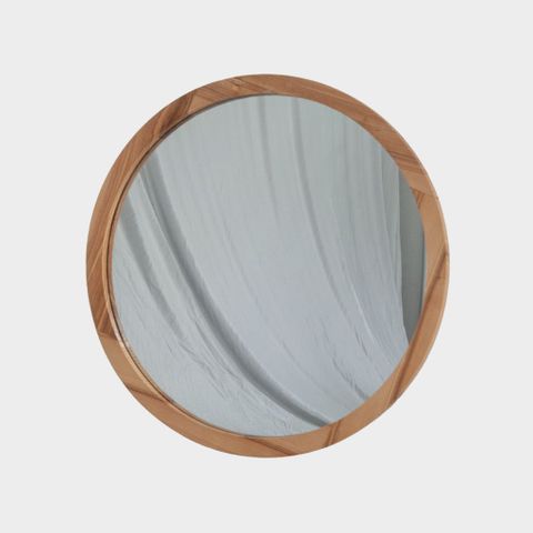  Gương tròn viền gỗ | PEGGY | Tự nhiên 