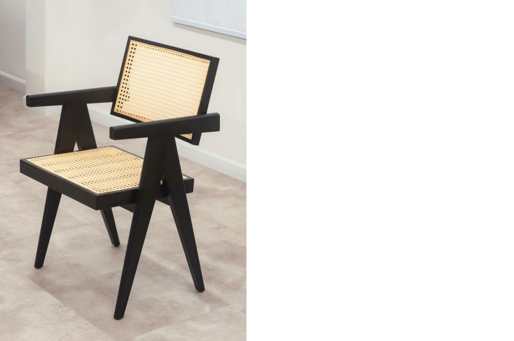 Ghế gỗ đan mây | VLEG | Có tay