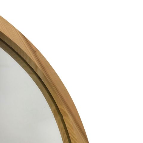  Gương tròn viền gỗ | PEGGY | Tự nhiên 