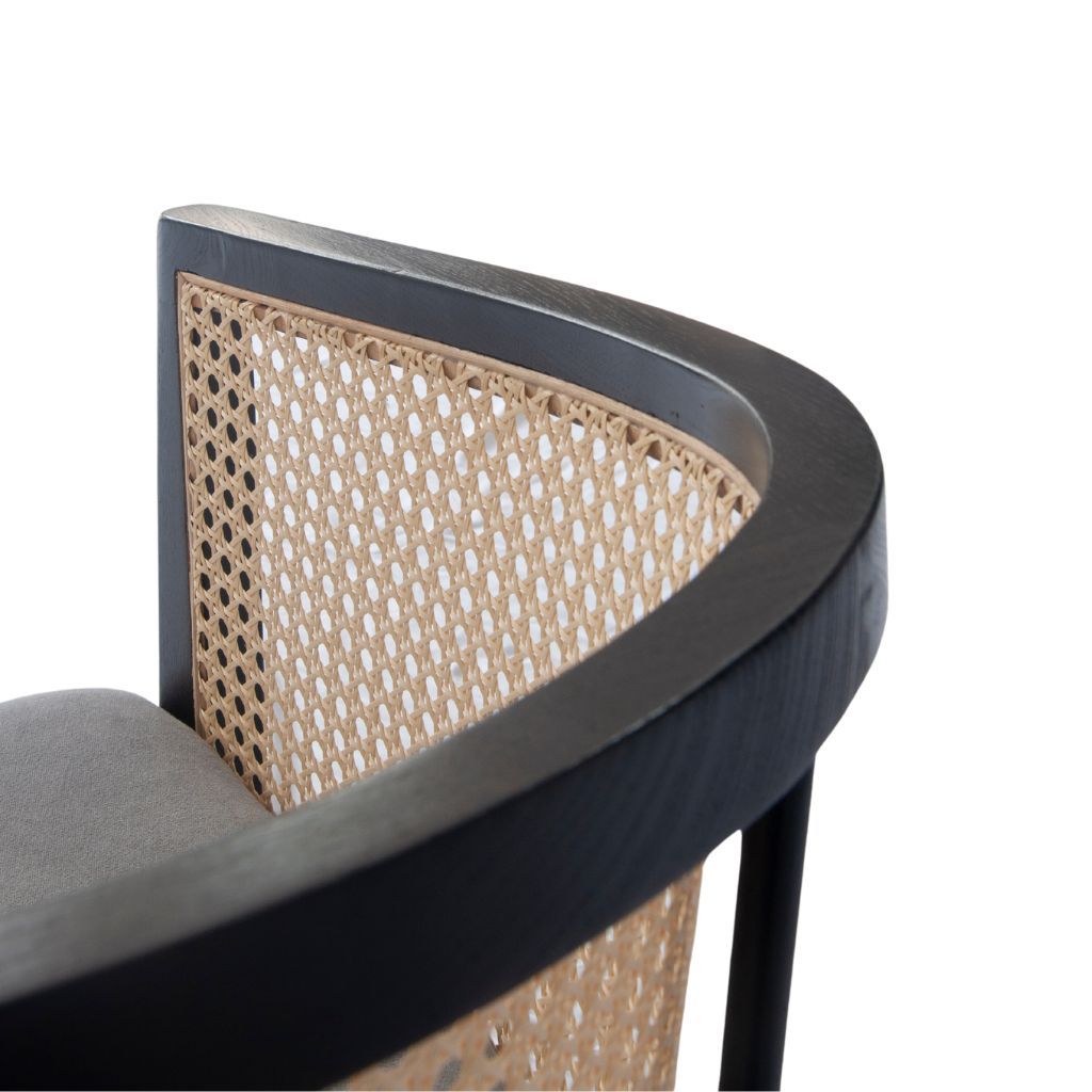 Sofa đơn gỗ nệm | HARVEY | Đen