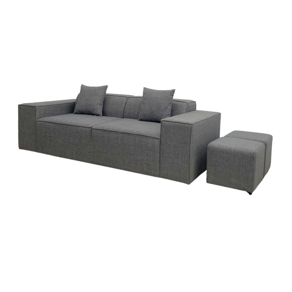 Sofa băng bọc nệm | ETHAN | Xám