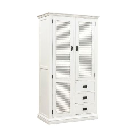  Tủ áo gỗ | ARDEN | Trắng 