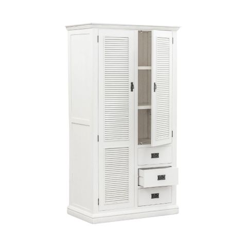  Tủ áo gỗ | ARDEN | Trắng 