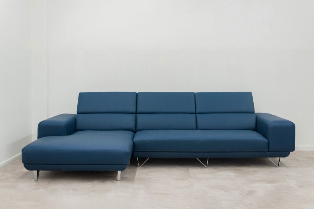 Sofa góc bọc nệm | BADSON - P.C03 | Xanh