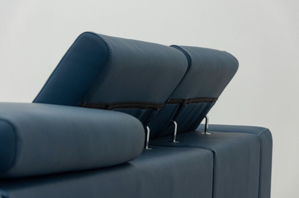 Sofa góc bọc nệm | BADSON - P.C03 | Xanh