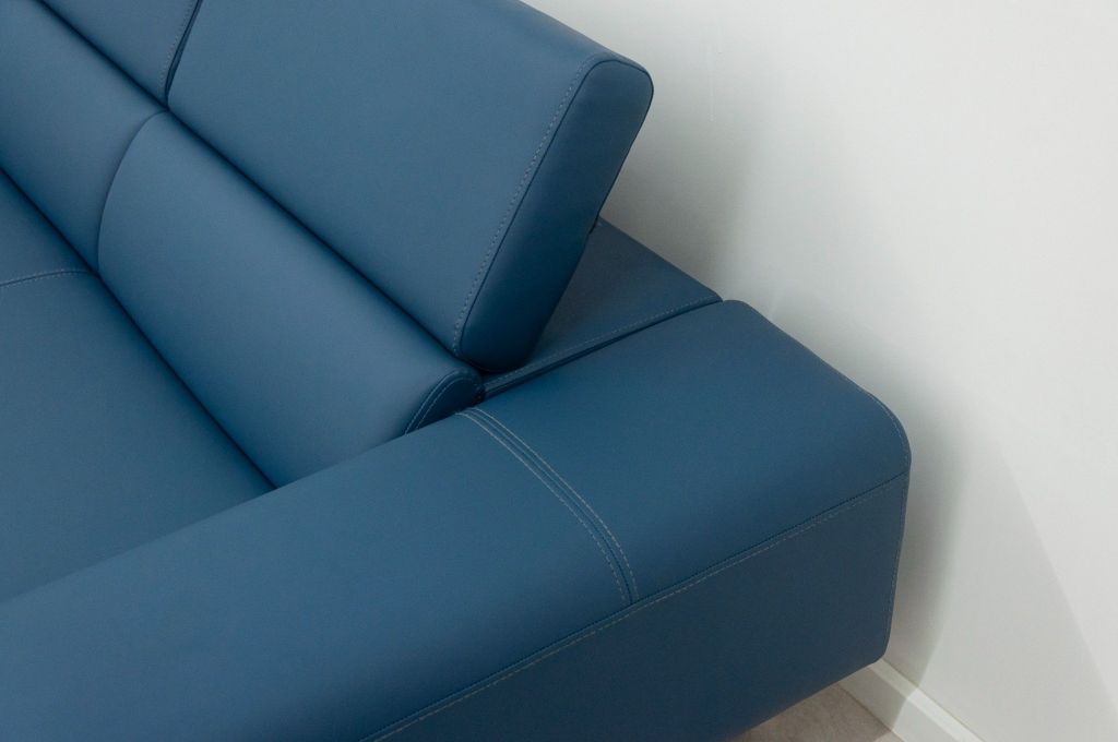 Sofa góc bọc nệm | BADSON - P.C03 | Xanh