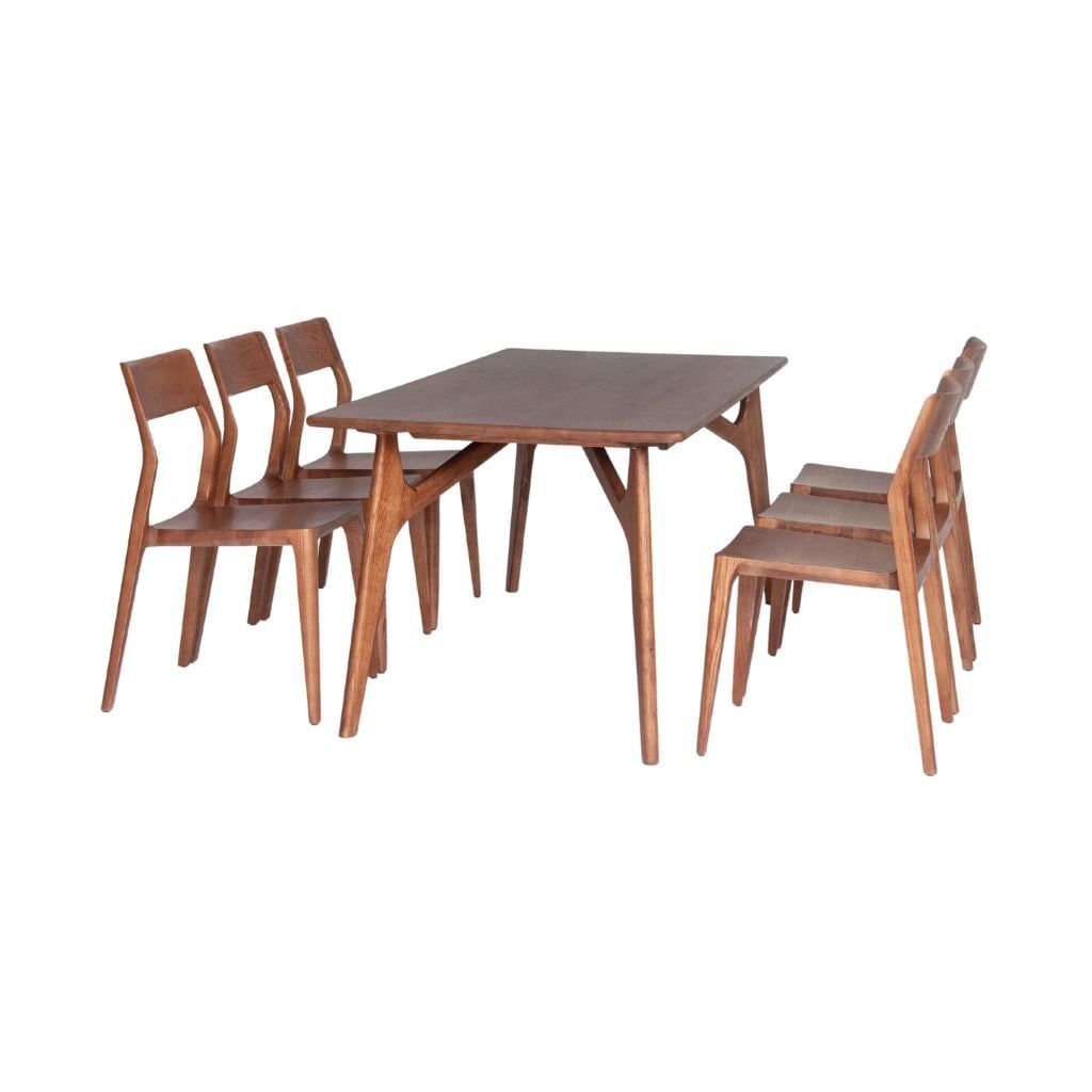 Bàn ăn chữ nhật gỗ | WREN