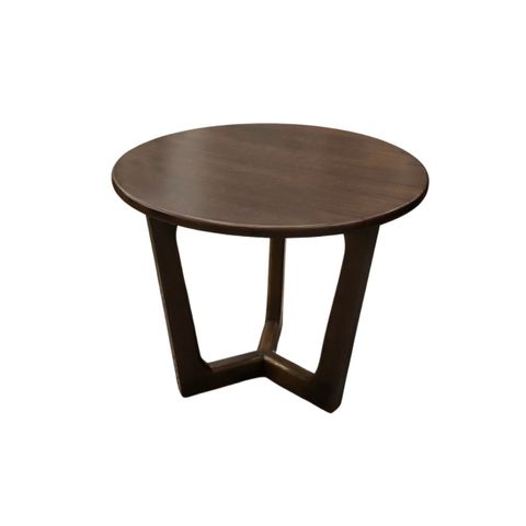  Bàn sofa tròn gỗ | ELSON | Nâu 