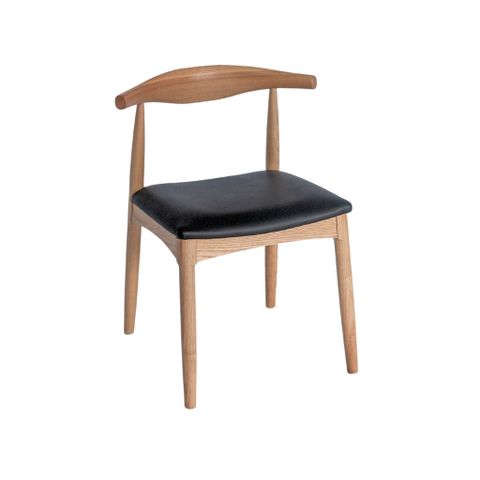  Ghế gỗ mặt nệm | BULL | Tự nhiên 