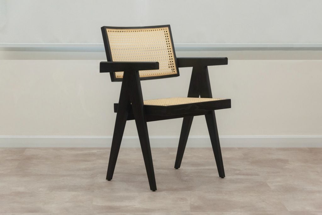 Ghế gỗ đan mây | VLEG | Có tay