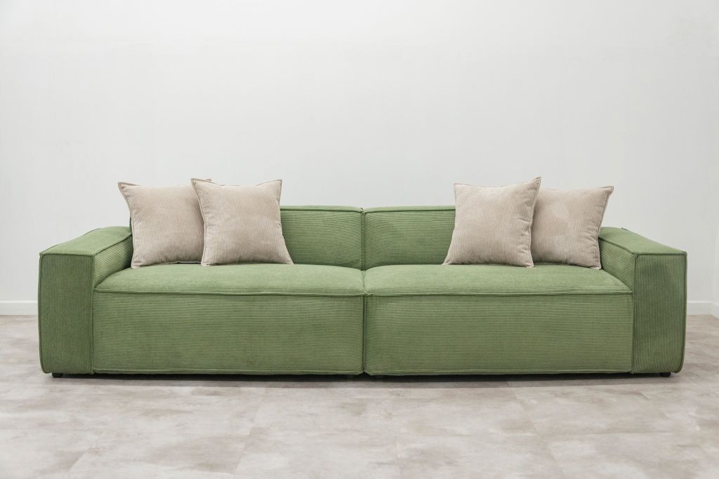 Sofa băng bọc nệm | ETHAN | Xanh rêu
