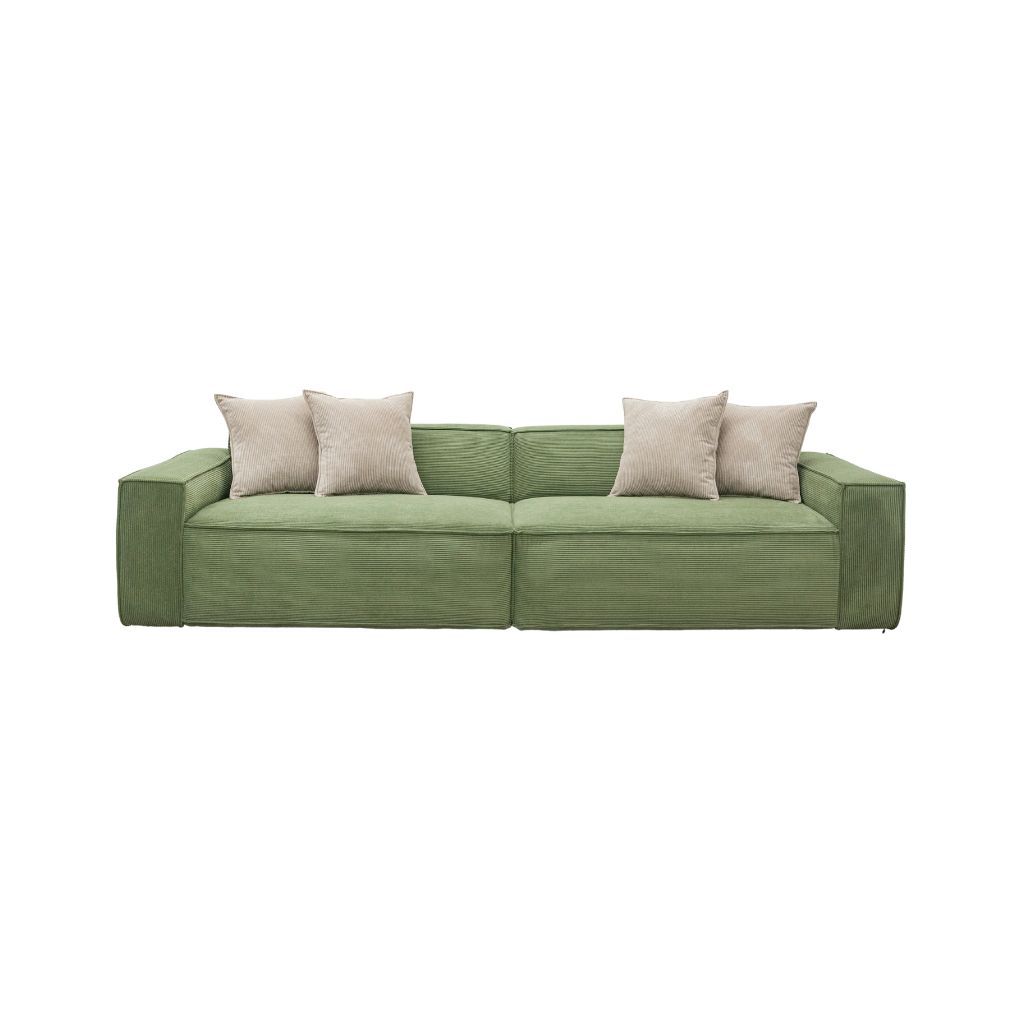 Sofa băng bọc nệm | ETHAN | Xanh rêu