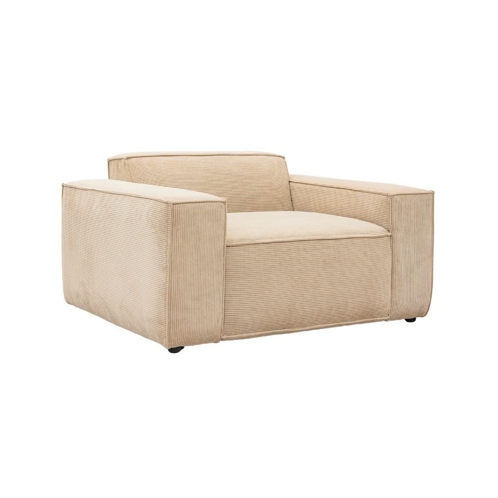 Sofa đơn bọc nệm | ETHAN | Xám
