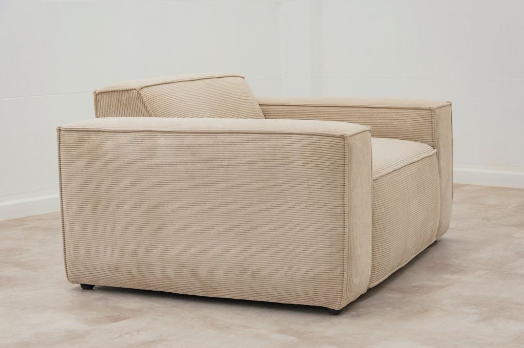 Sofa đơn bọc nệm | ETHAN | Xám