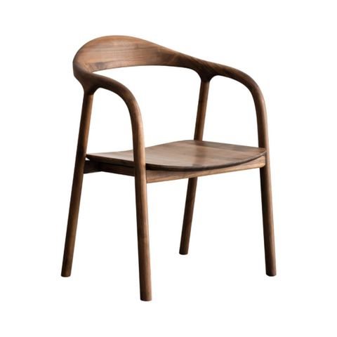  Ghế gỗ mặt gỗ | NEVA | Có tay 