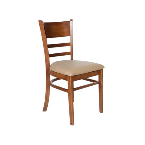  Ghế gỗ mặt nệm | MOSTAR | Nâu 