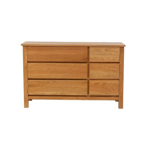  Tủ hộc kéo gỗ | HUDSON | Tự nhiên | 6 Hộc 