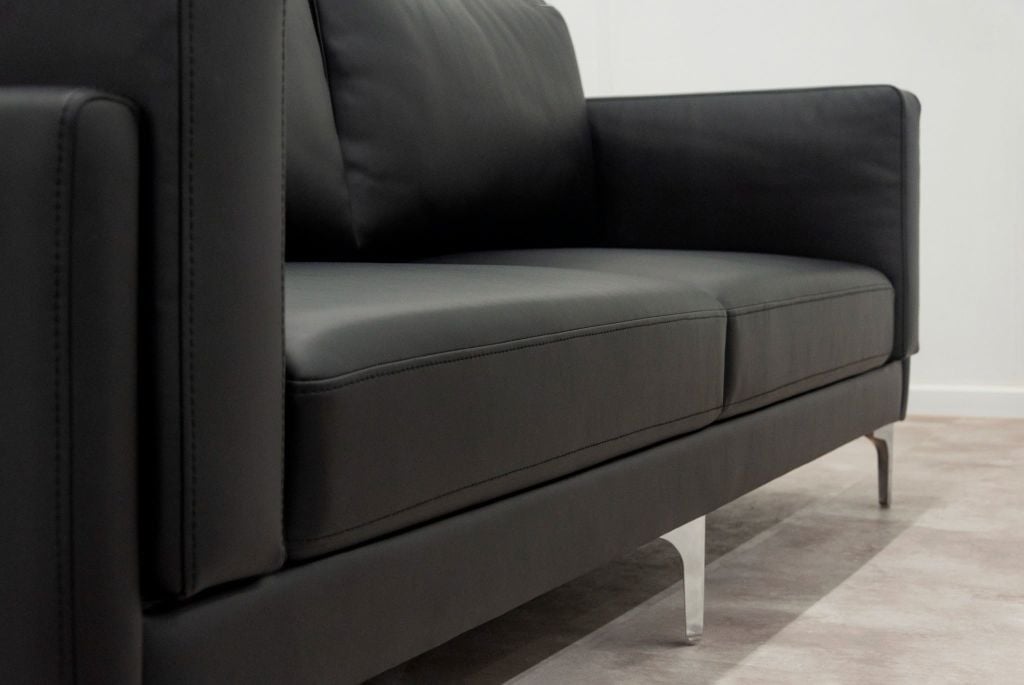 Sofa băng bọc nệm | HUGO | Đen