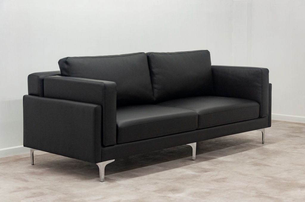 Sofa băng bọc nệm | HUGO | Đen