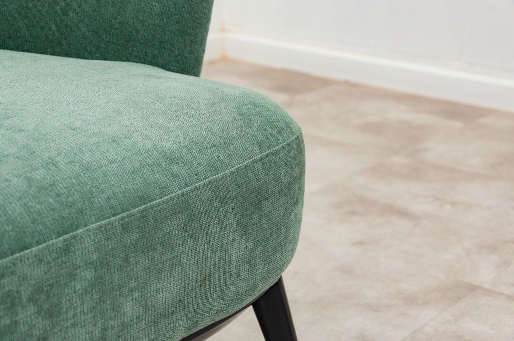 Sofa đơn bọc nệm | LESLIE | Xám - Xanh