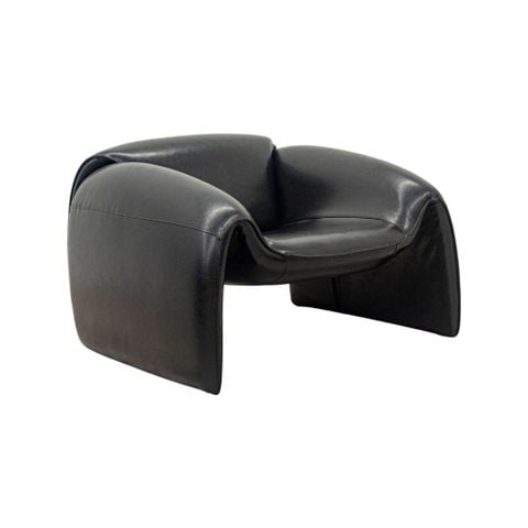  Sofa đơn bọc nệm | LE CLUB | Đen 