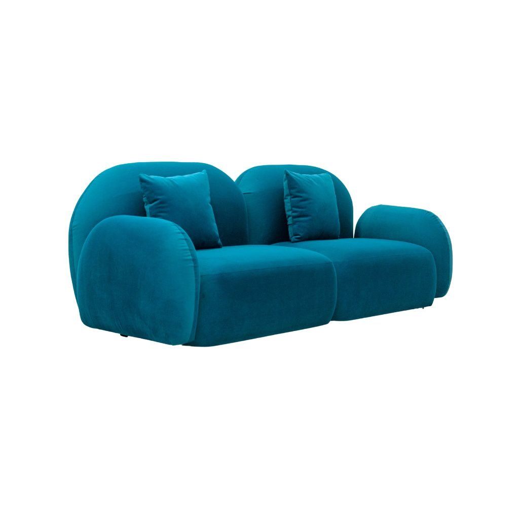Sofa băng bọc nệm | LEACH | Xanh
