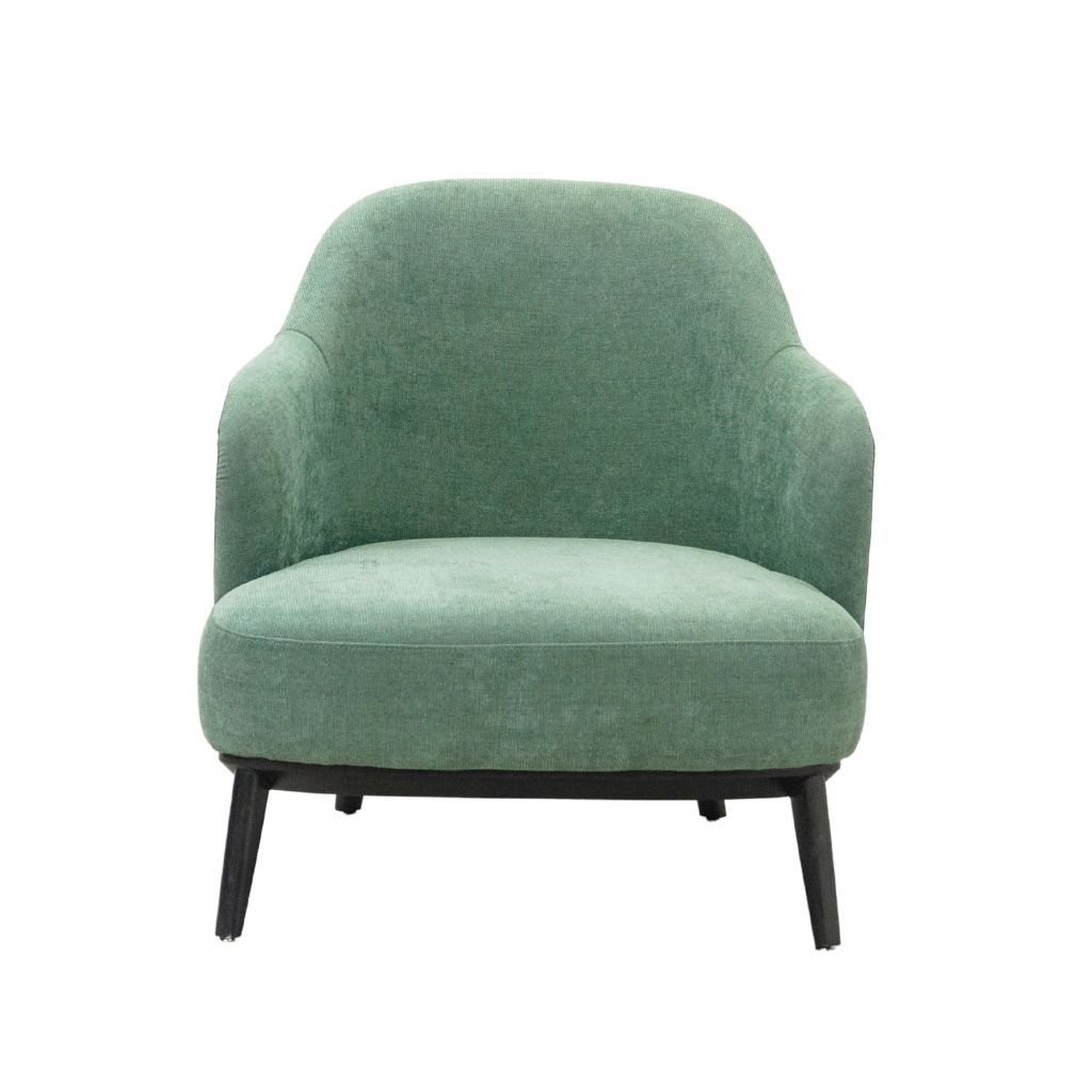 Sofa đơn bọc nệm | LESLIE | Xám - Xanh