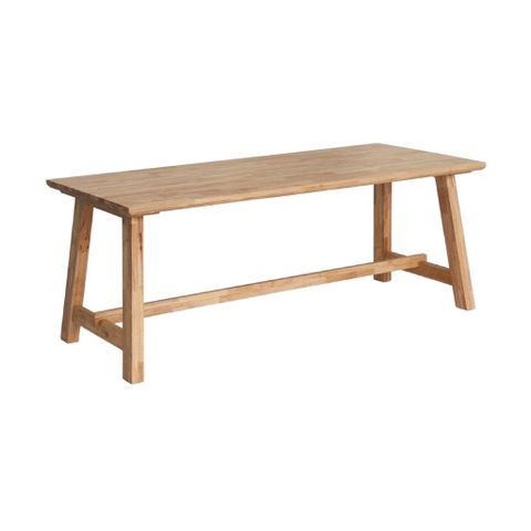  Bàn ăn chữ nhật gỗ | MILES | Tự nhiên 