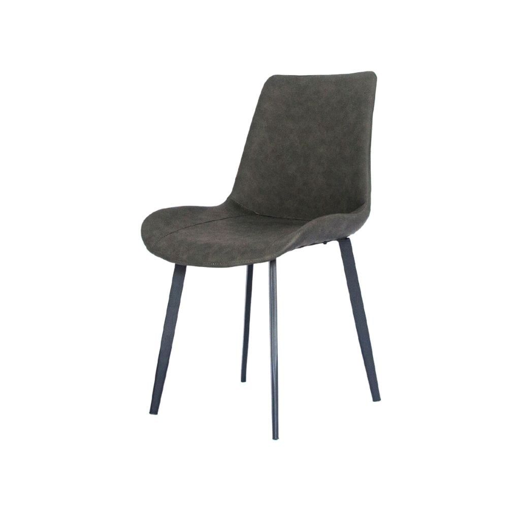 Ghế sắt bọc nệm | NELSON  | Xám