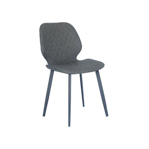  Ghế sắt bọc nệm | NORDIC TRÁM | Xám 