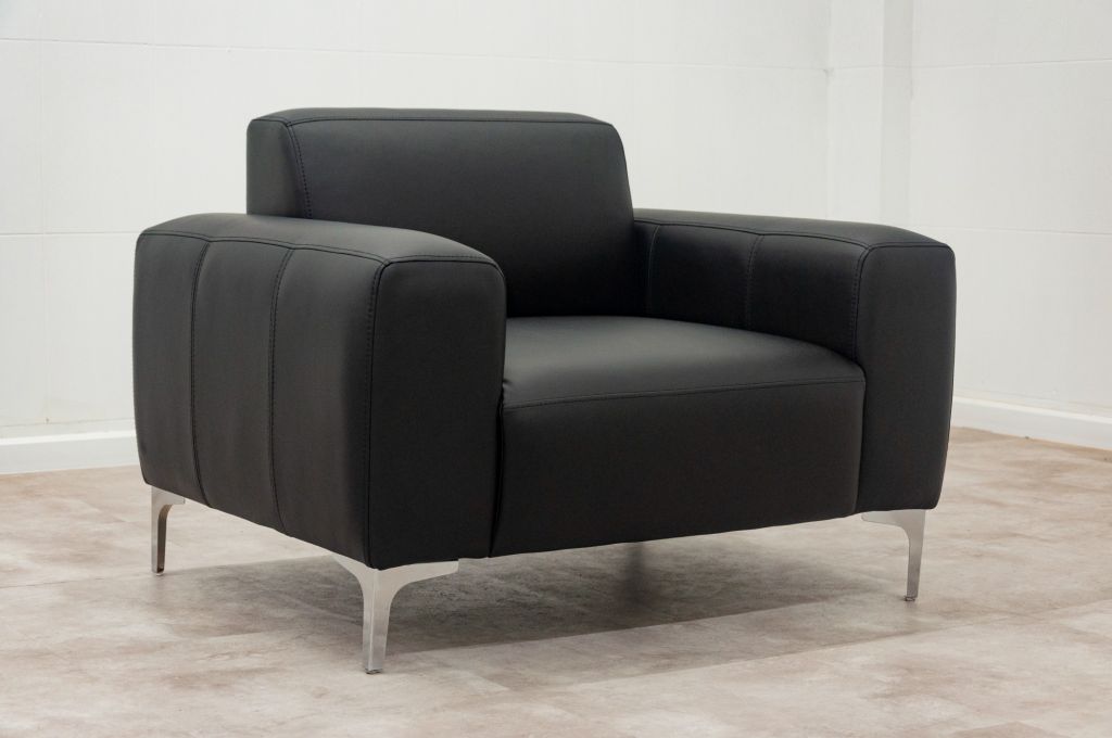 Sofa đơn bọc nệm | PAX | Đen