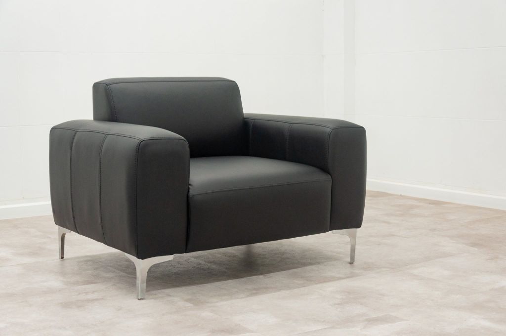 Sofa đơn bọc nệm | PAX | Đen