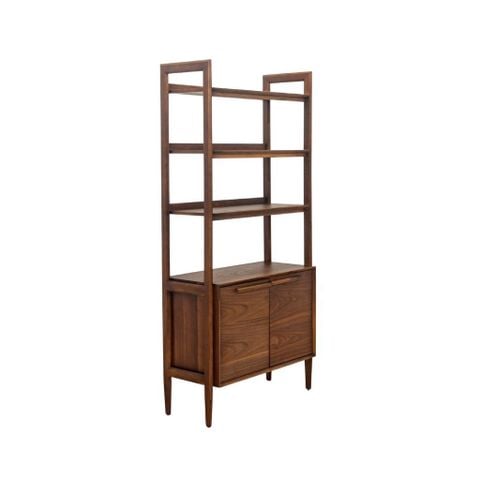  Kệ lưu trữ gỗ | ROY | Nâu | 3 Tầng 2 cửa 