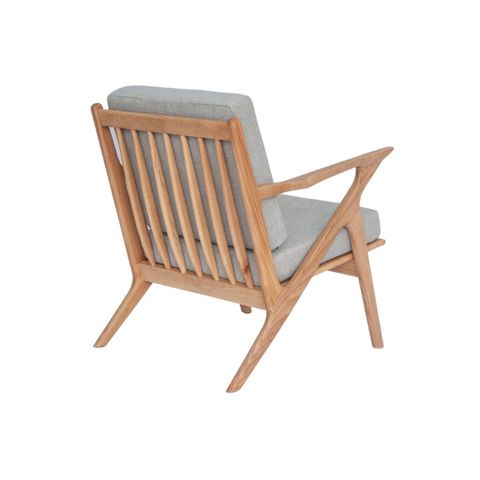  Sofa đơn gỗ nệm | Z | Tự nhiên 