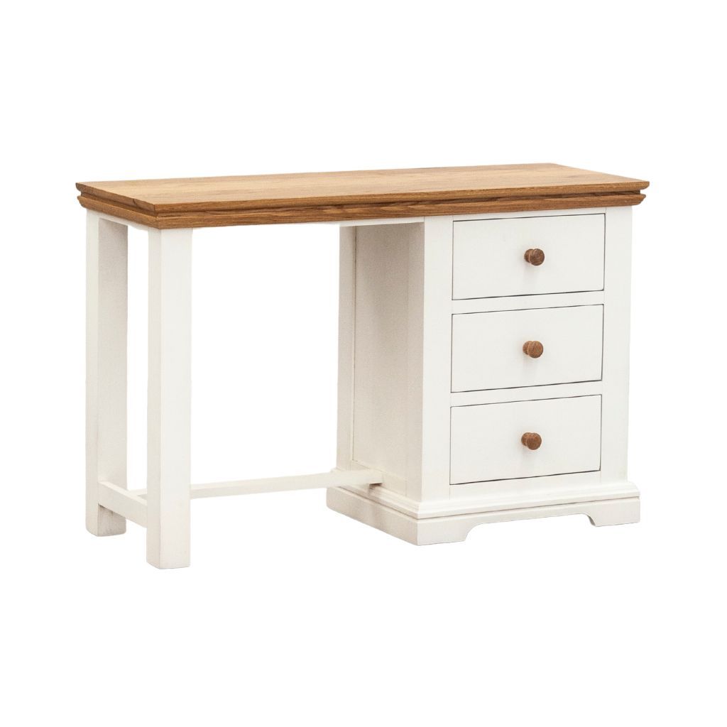 Bàn làm việc gỗ | SPENCER | Trắng - Tự nhiên