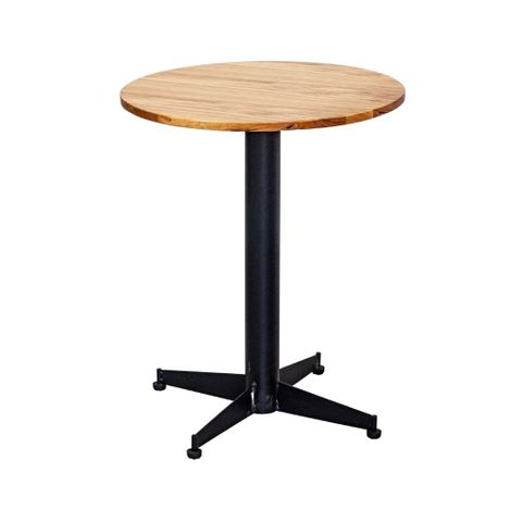  Bàn café tròn chân sắt mặt gỗ | 76 | Tự nhiên 