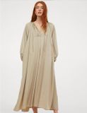  Long-sleeve Maxi Dress 