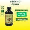  Siro Gừng Y Diệu giúp giảm ho, dễ uống và lành tính 