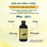  Siro Gừng Y Diệu giúp giảm ho, dễ uống và lành tính 