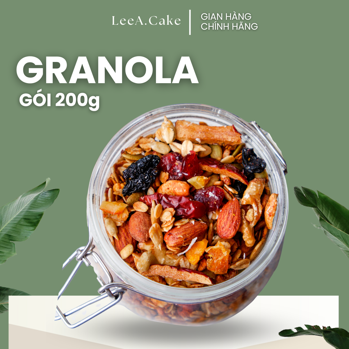  Granola Vị Cam Hồ Đào ( 200g ) 