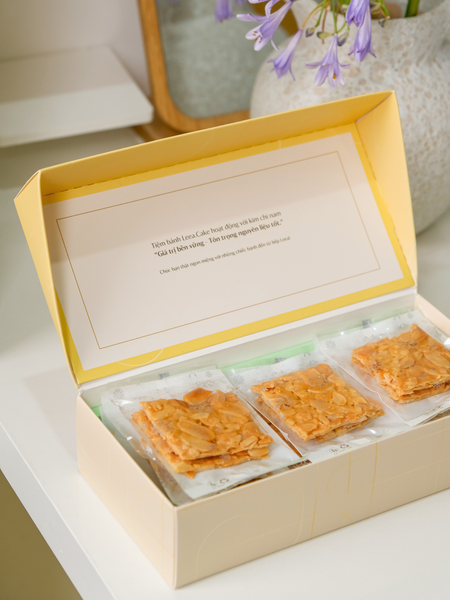  Bánh Hạnh Nhân Vị Nguyên Cám ( Hộp 205g ) 