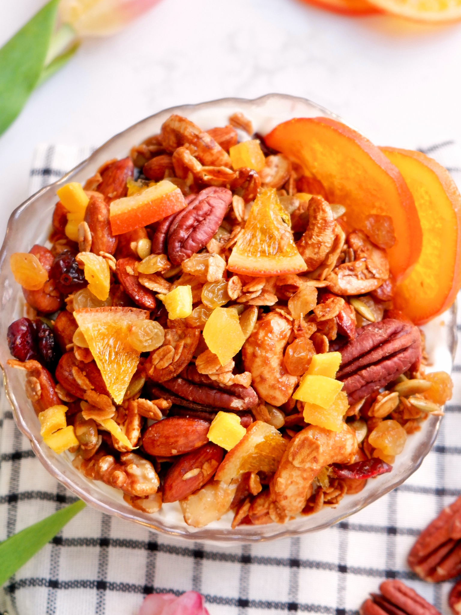  Granola Vị Cam Hồ Đào ( 200g ) 