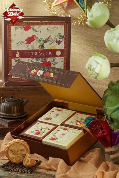  2025 Hộp 4 bánh Nâu (Nam Châm) 