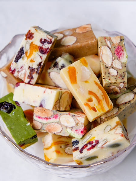  Nougat Mix 6 Vị (Túi zip 500g) 